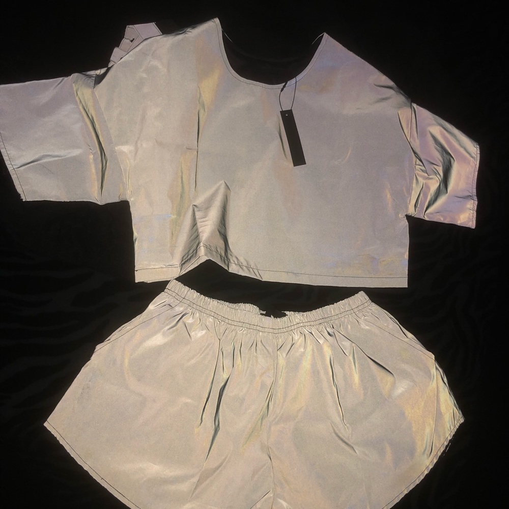 REFLECTIVE DOLLS KILL 2 PIECE SET - Picture 3 of 4